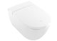 Villeroy & Boch ViClean - Závesné WC s bidetovou doskou, Directflush, s CeramicPlus, alpská biela V0E100R1