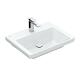 Villeroy & Boch Subway 3.0 - Umyvadlo 600x470 mm, bez přepadu, otvor pro baterii, alpská bílá 4A706101