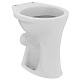 Ideal Standard Eurovit - Stojace WC, bezbariérové, ploché splachovanie, biela V311601