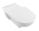 Villeroy & Boch ViCare - Závesné WC bezbariérové, zadný odpad, DirectFlush, alpská biela 4601R001