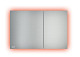 Alca plast Flat - Ovládací tlačítko splachování s podsvícením,  alunox/mat AIR LIGHT