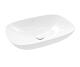 Villeroy & Boch Loop&Friends - Umyvadlo na desku, 620x420 mm, s přepadem, CeramicPlus, alpská bílá 4A5000R1