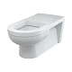 Alca plast Keramika - Závesné WC pre osoby so zníženou hybnosťou, biela WC Alca MEDIC