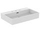 Ideal Standard Extra - Umyvadlo 700x450 mm, s přepadem, 3 otvory pro baterii, bílá T389201