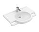Villeroy & Boch ViCare - Umývadlo Vita 800x550 mm, bez prepadu, otvor na batériu, alpská biela 41208101
