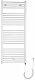 Aqualine Kúrenie - Vykurovacie teleso Direct-E, 600x1320 mm, 600 W, biela ILE36T