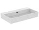 Ideal Standard Extra - Umyvadlo 800x450 mm, s přepadem, bez otvoru pro baterii, bílá T389801