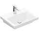 Villeroy & Boch Subway 3.0 - Umyvadlo 550x440 mm, bez přepadu, otvor pro baterii, alpská bílá 4A705601