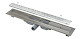 Alca plast Odtokové žľaby - Sprchový žľab Antivandal 1050 mm, s roštom, zvislý odtok, nerezová lesk APZ1011-1050L