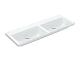 Villeroy & Boch Subway 3.0 - Dvojumyvadlo nábytkové 1300x470 mm, bez přepadu, bez otvoru pro baterie, alpská bílá 4A71D301