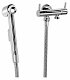 Sapho Bidet - Bidetová sprcha s dvojventilem pro napojení vody na WC nádržku, chrom 1209-04