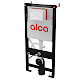 Alca plast Předstěnové instalace - Předstěnová instalace pro závěsná WC s bidetovou funkcí, dávkovač tablet, výška 1,12 m AM120/1120