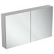 Ideal Standard Mirror&Light - Zrkadlová skrinka 1200x700 mm, hliník T3593AL
