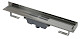 Alca plast Odtokové žľaby - Sprchový žľab Wall 1050 mm, s pevným golierom ku stene, zvislý odtok, nerezová APZ1016-1050
