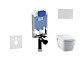 Ideal Standard ProSys - Set předstěnové instalace, sprchovací toalety a sedátka TECEone, tlačítka Oleas M2, Rimless, SoftClose, bílá ProSys80M SP127