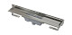 Alca plast Odtokové žlaby - Sprchový žlab Flexible 1050 mm, s nastavitelným límcem ke stěně, svislý odtok, nerez APZ1004-1050