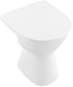 Villeroy & Boch ViCare - Stojící WC bezbariérové, zadní odpad, CeramicPlus, alpská bílá 468310R1