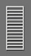Zehnder Subway - Kúpeľňový radiátor 973x600 mm, rovný, stredové pripojenie 50 mm, biely lak SUB-100-060