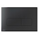 Alca plast Flat - Ovládanie splachovania, matná čierna MOON-BLACK