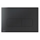 Alca plast Flat - Ovládání splachování, matná černá MOON-BLACK