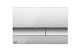 Alca plast Basic - Ovládací tlačítko, chrom mat M1722