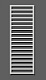 Zehnder Subway - Koupelnový radiátor 1261 x 600 mm, rovný, středové připojení 50 mm, bílý lak SUB-130-060