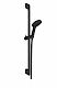 Duravit Sprchy - Set sprchovej hlavice, tyče a hadice, 3 prúdy, matná čierna UV0680002046