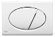 Alca plast Basic - Ovládací tlačítko splachování, bílá M70