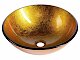 Sapho Beauty - Umyvadlo na desku, průměr 420 mm, zlatě oranžová 2501-19