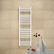 Zehnder Impa - Kúpeľňový radiátor 1180x500 mm, rovný, biely lak IMP-120-050